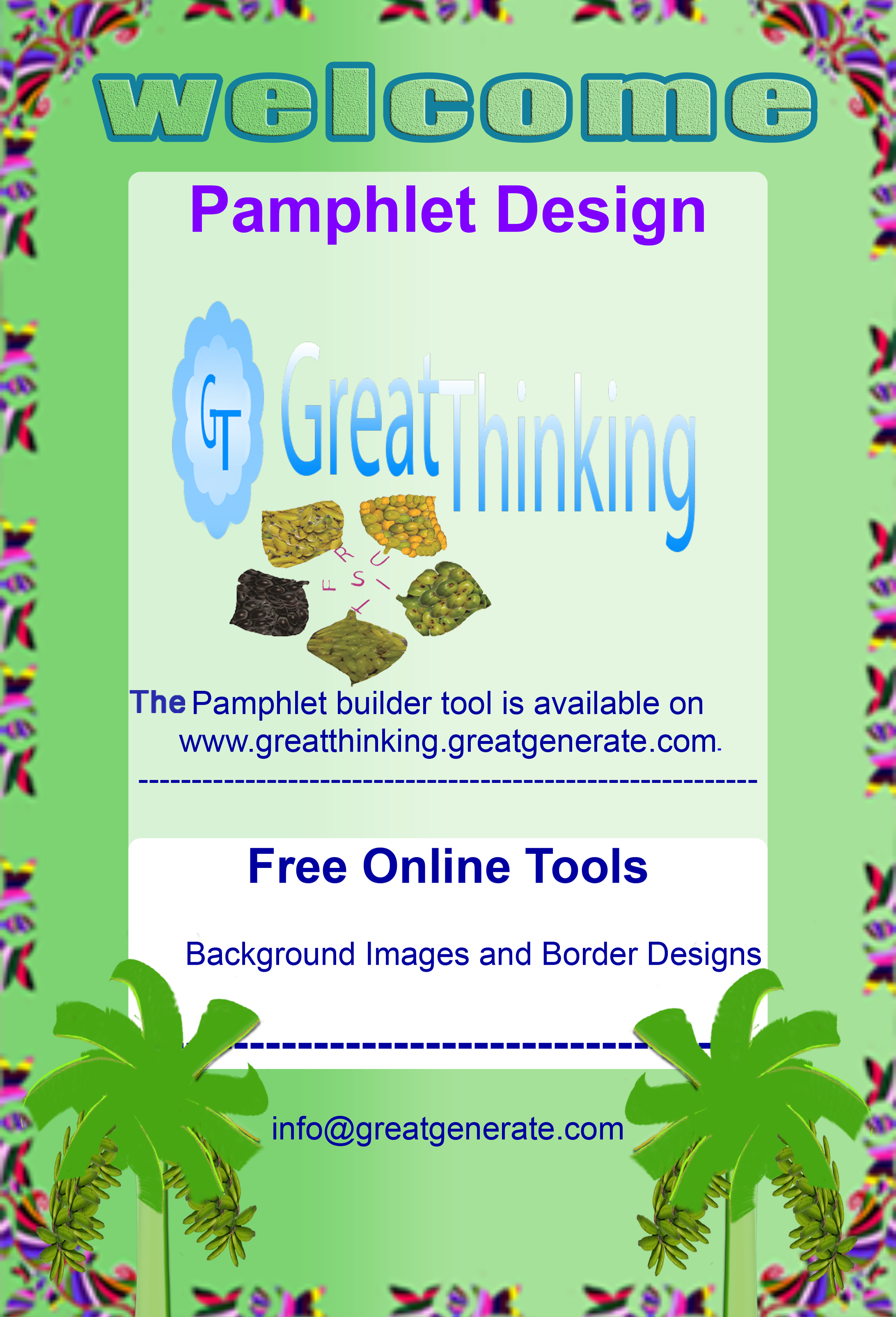 Free Pamphlet Maker Tool